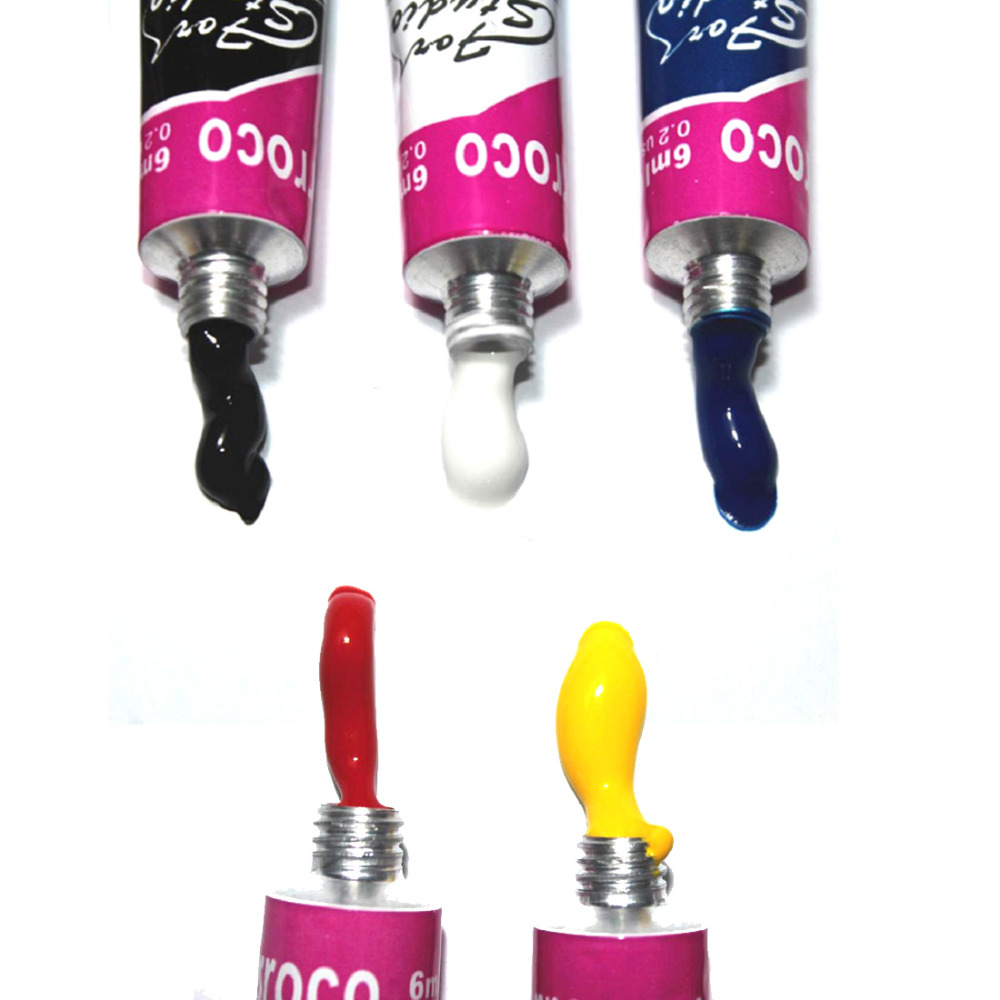 12 Color Acrylic Paints Set