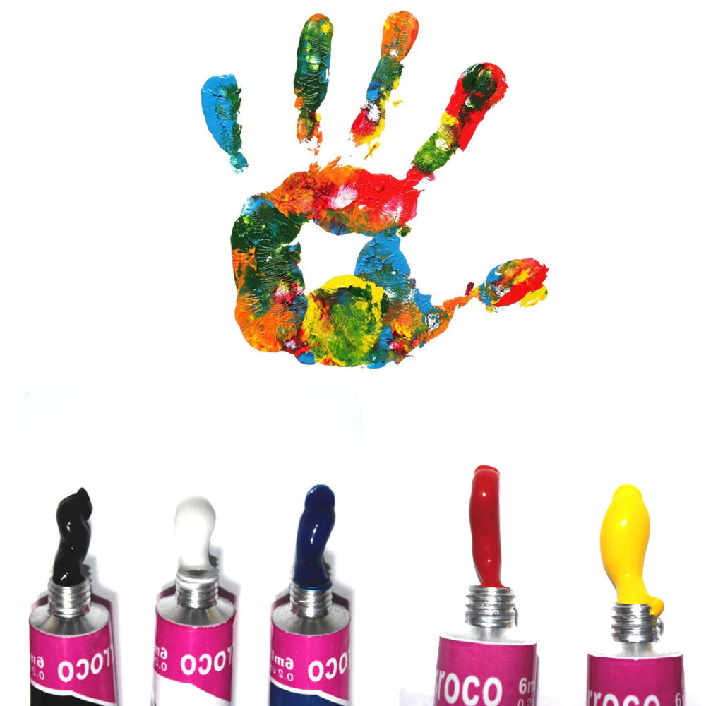 12 Color Acrylic Paints Set