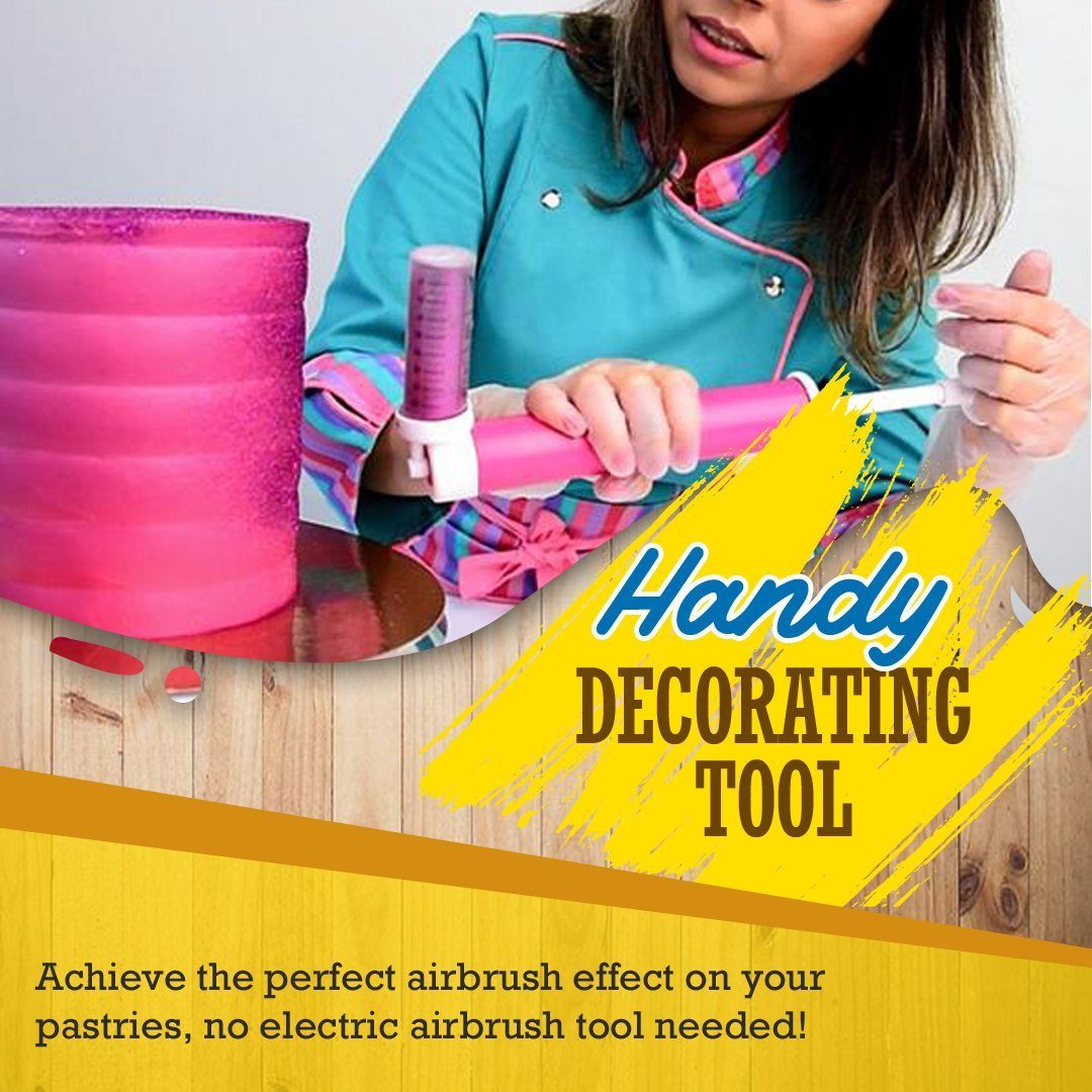 Cake Decorating Manual Airbrush Pump