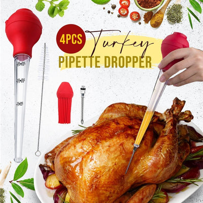 4PCS Set Turkey Pipette Dropper