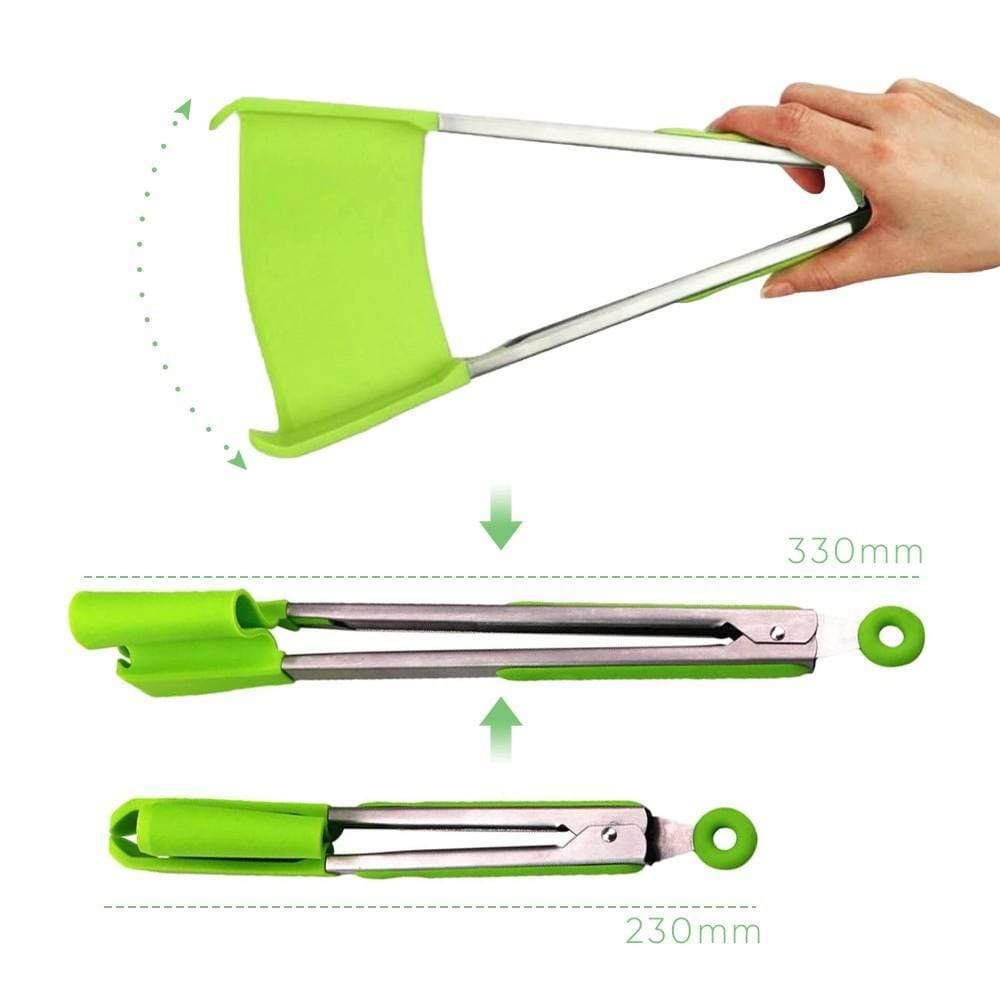 2 in 1 Kitchen Spatula and Tongs