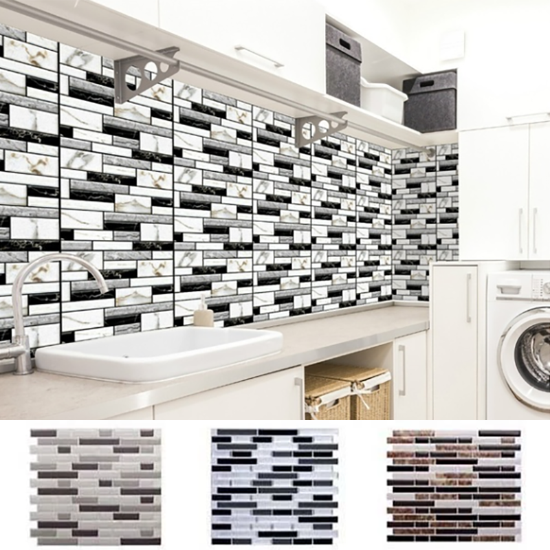 Crystal Tile Self-adhesive 3D Wall Sticker