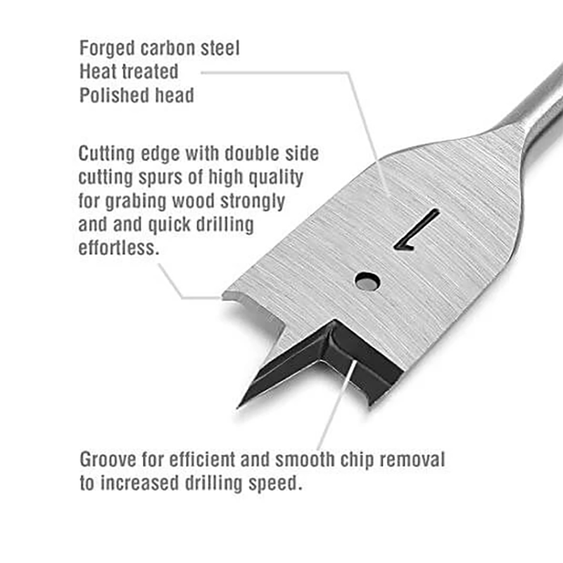 6PCS Woodworking Spade Drill Bits Power Tool Sets