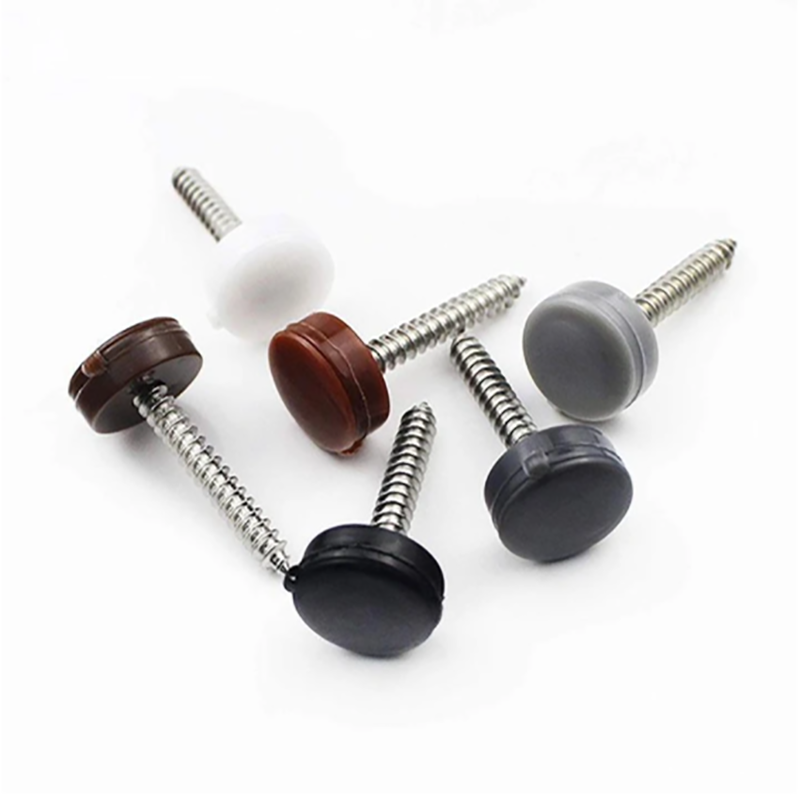 100PCS Hinged Screw Cover Caps