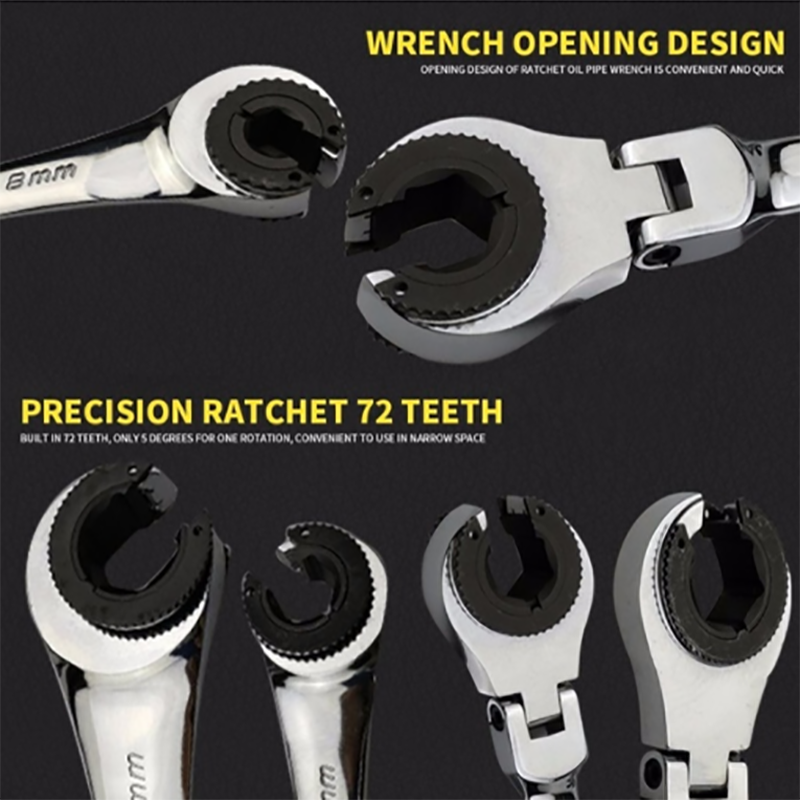 8-19mm Combination Tubing Wrench