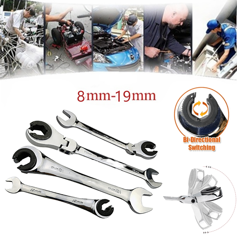 8-19mm Combination Tubing Wrench