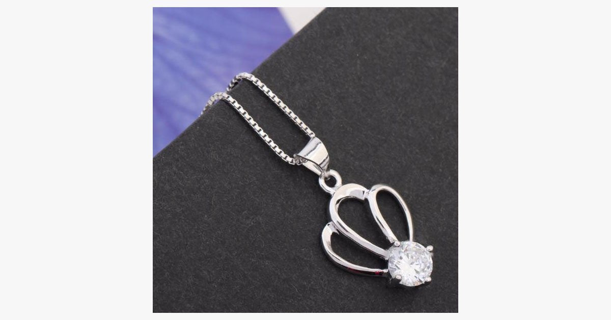 Crown Silver Pendant
