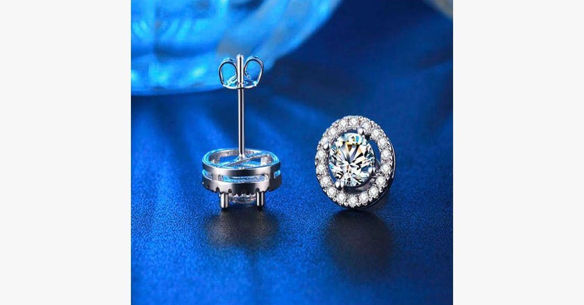 Cubic Stud Earring