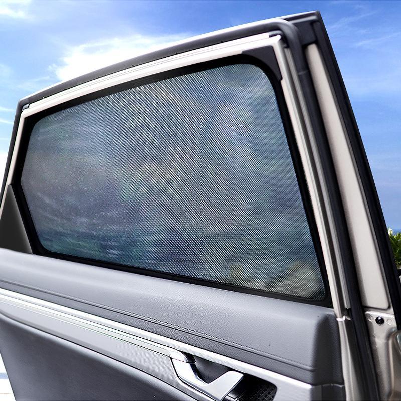 Car Side Window Magnetic Sunshade Curtains (2 PCs)