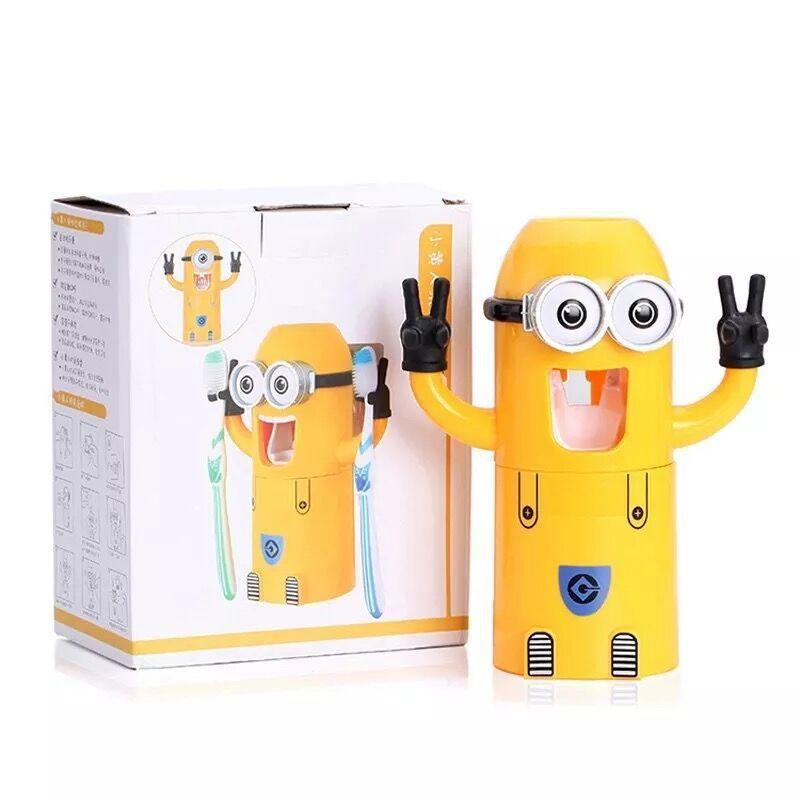 Creative Cartoon Toothbrush Holder Set