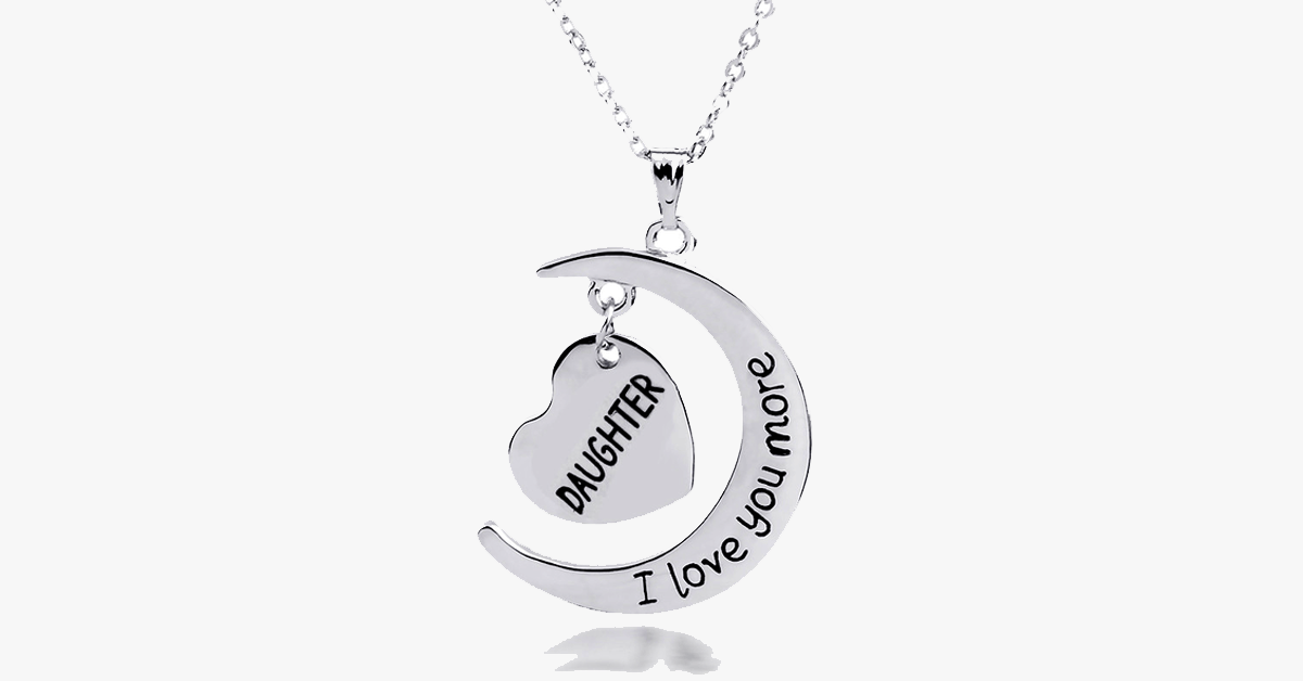 Daughter I Love You More Pendant
