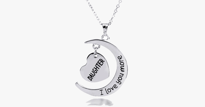 Daughter I Love You More Pendant