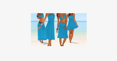 4-in-1 Strapless Beach Dress - Assorted Colors