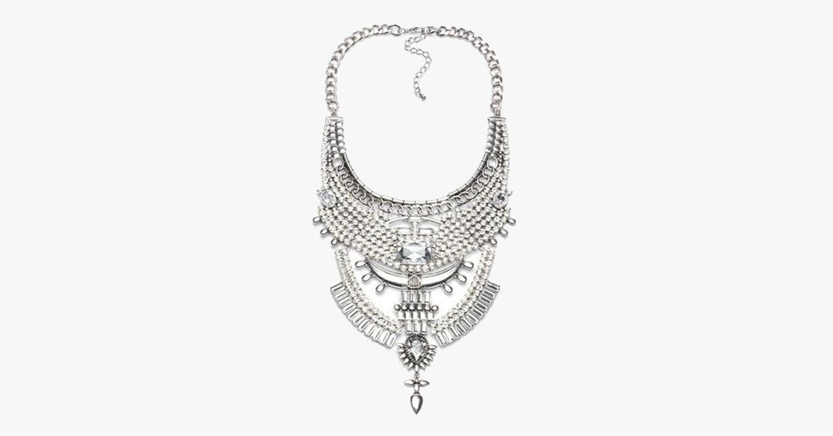 Chenoa White Dove Tribal Necklace