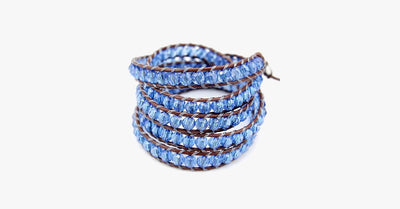 Blue Twist Vintage Bracelet