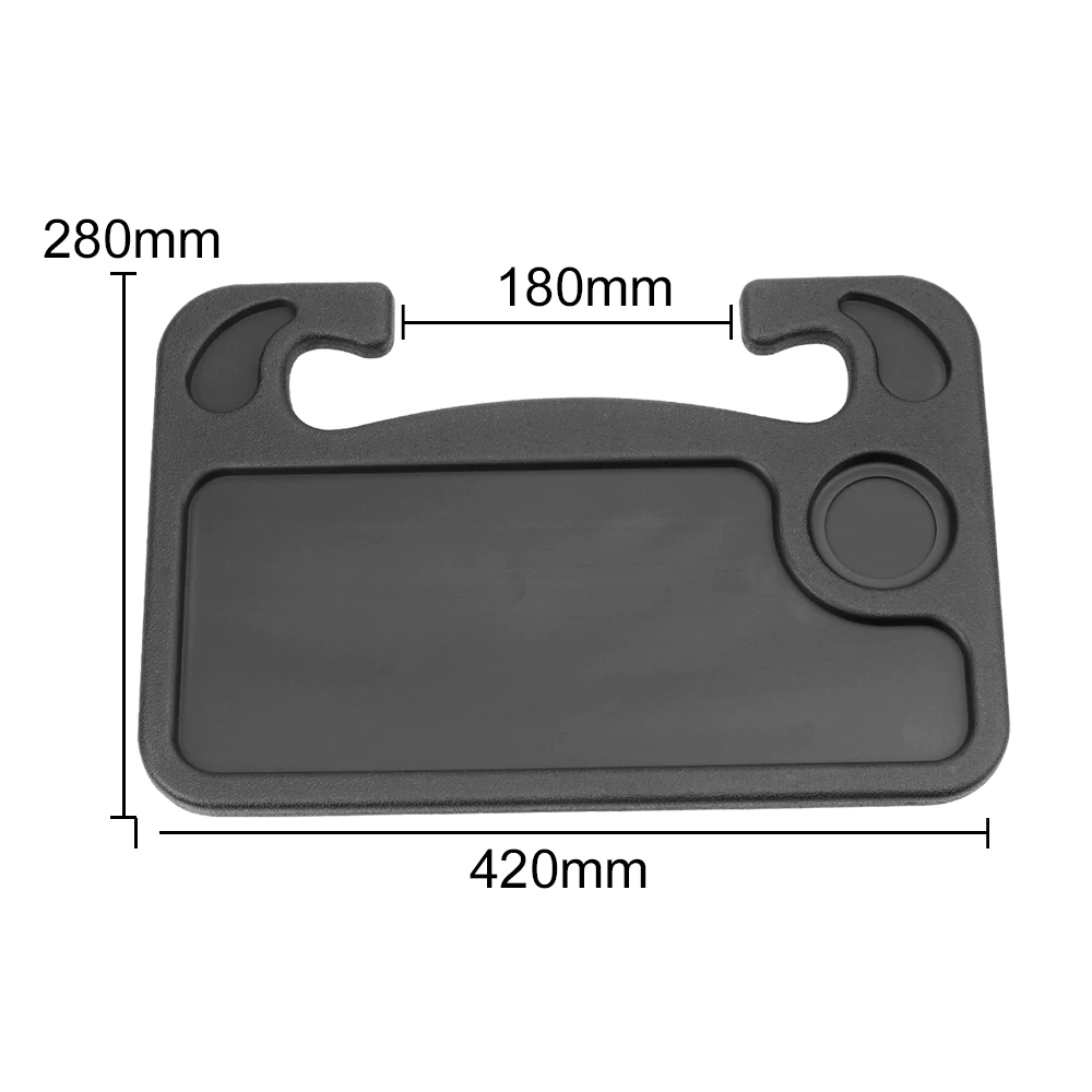 Car Mini Table Laptop Computer Desk Drink Food Coffee Tray Stand Steering Wheel.