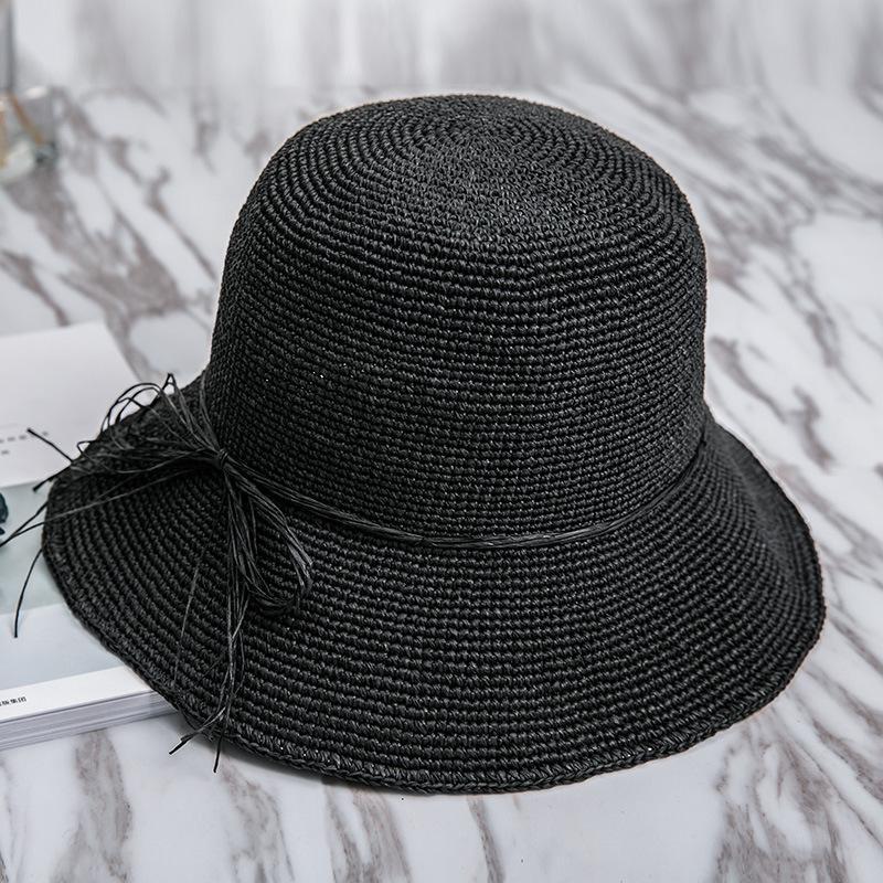 Crochet Big Edge Foldable Straw Hat