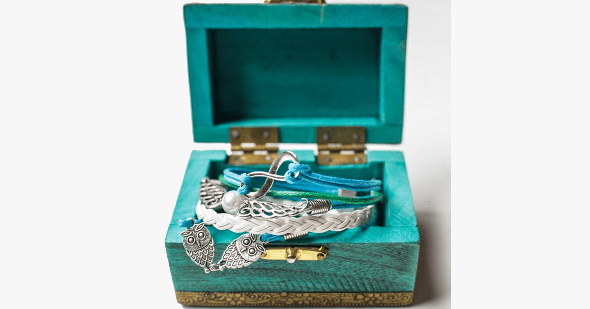 Designer Infinity and Owl Bracelet - Channel Your Inner Fashionista