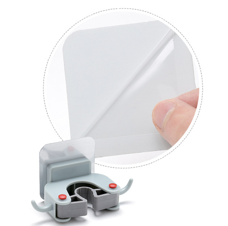 Bathroom Wall Mounted Mop Clip