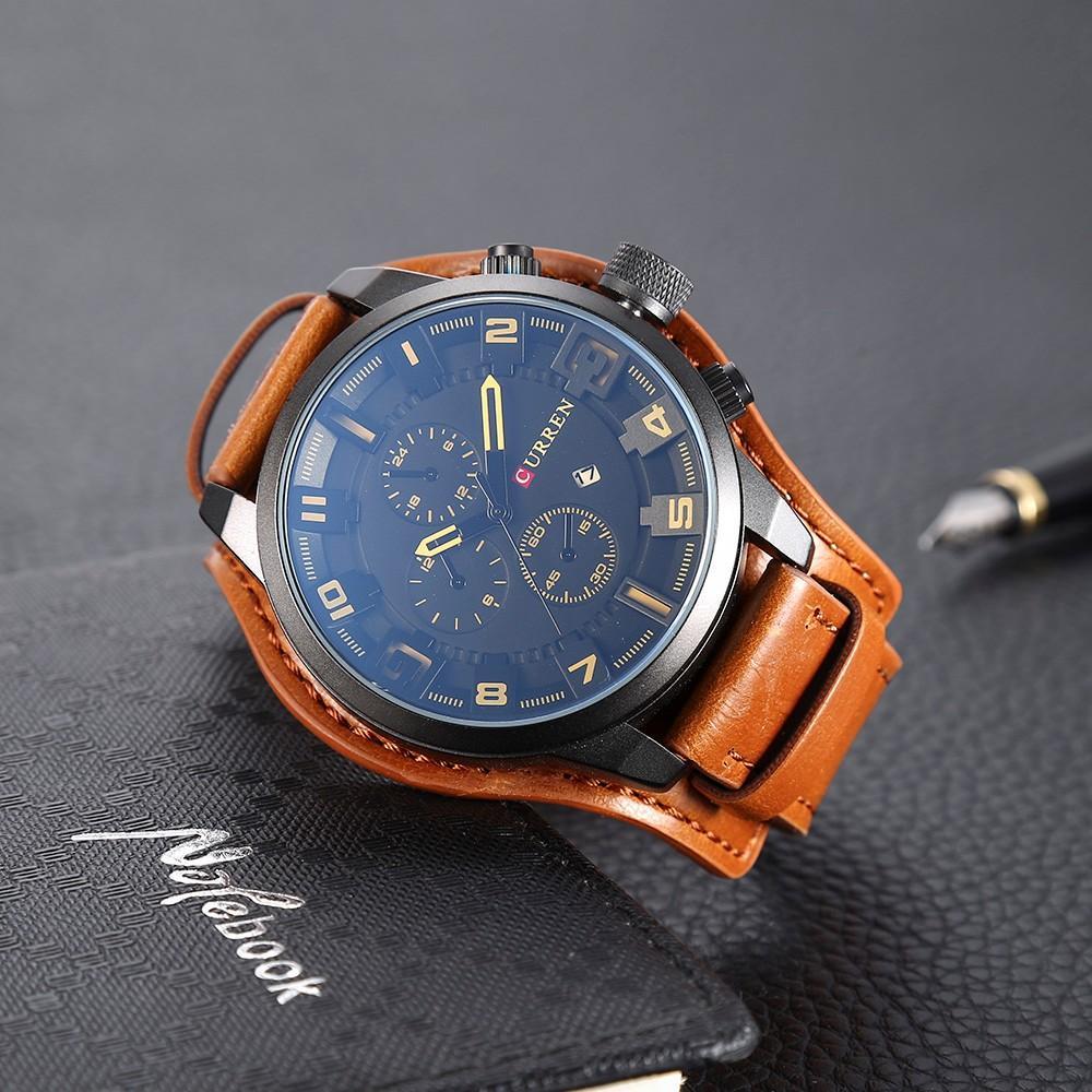 Casual Decorative Sub-dial Male Quartz Watch