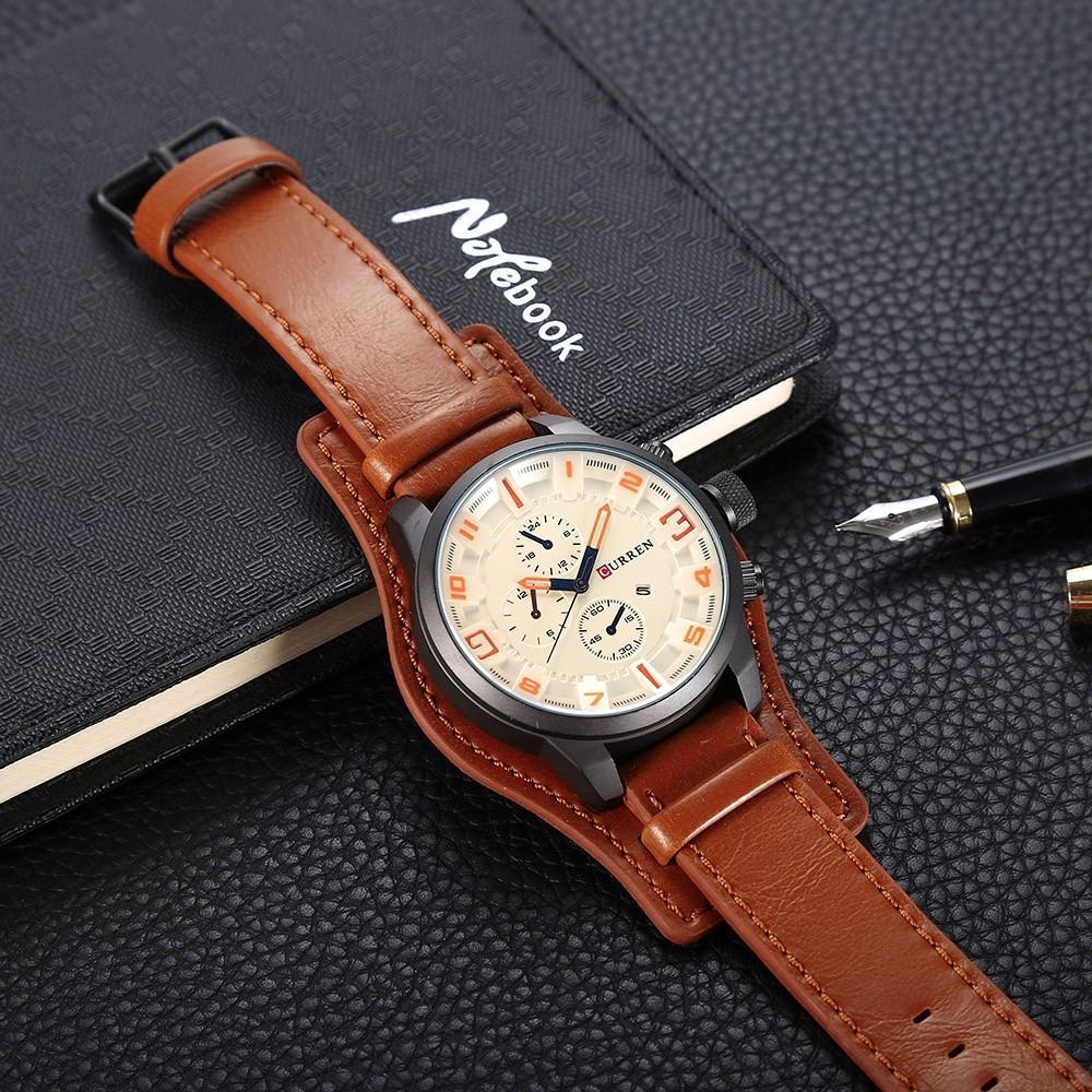 Casual Decorative Sub-dial Male Quartz Watch