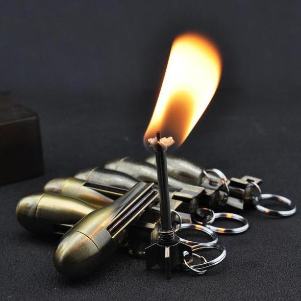 Flint Fire Starter Keychain