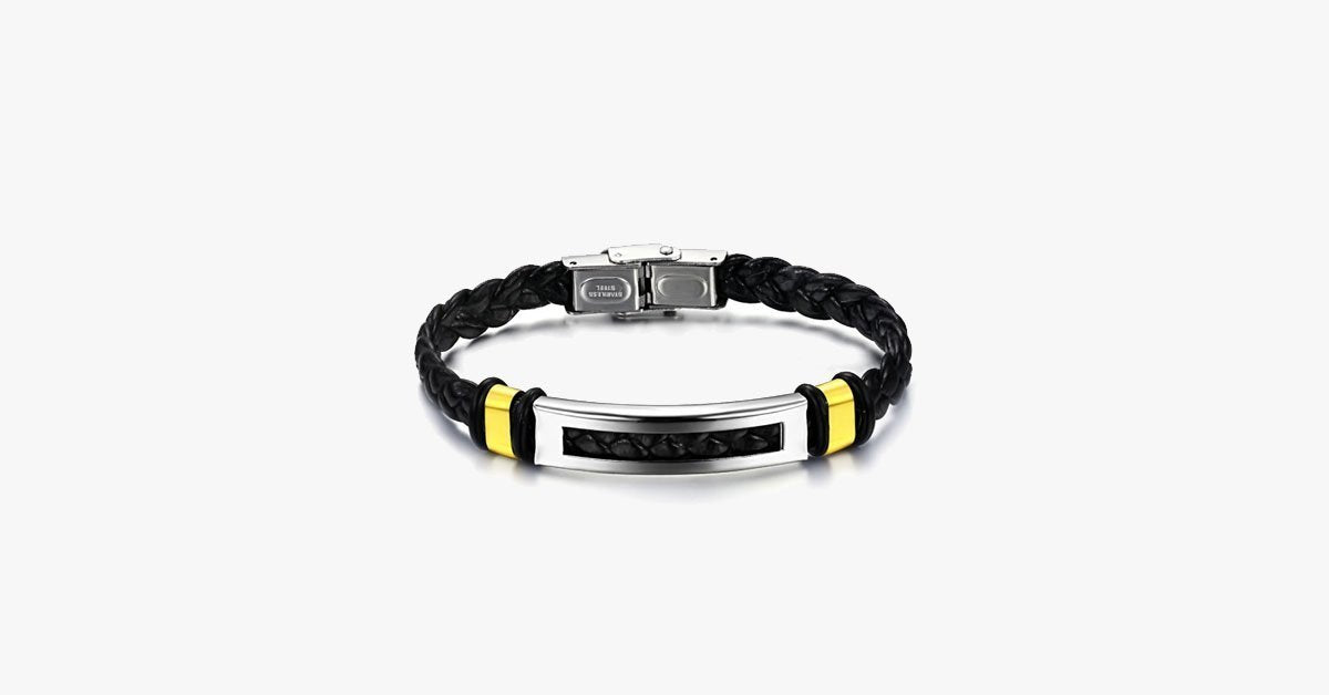 Bold Rope Stainless Steel Men's Bracelet