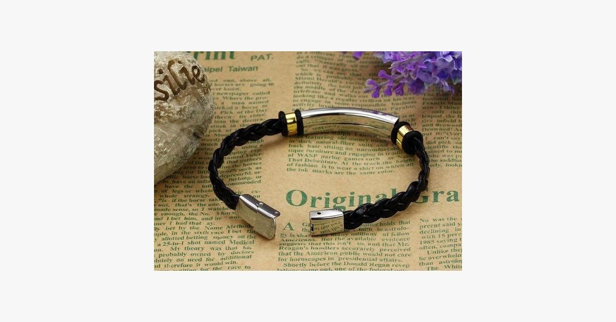 Bold Rope Stainless Steel Men's Bracelet