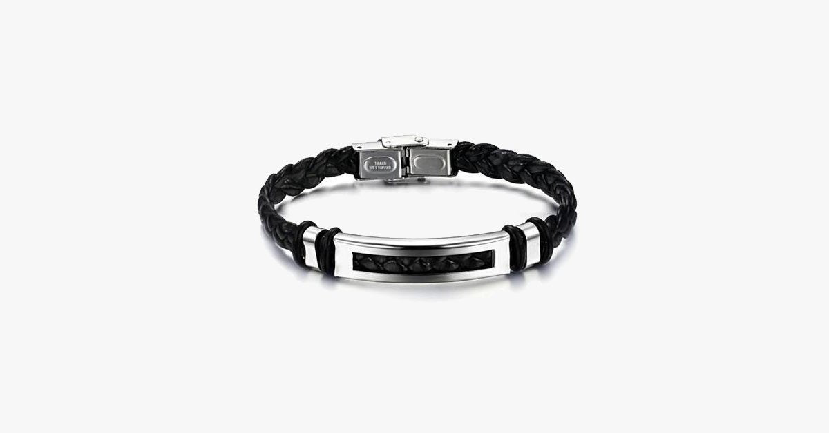 Bold Rope Stainless Steel Men's Bracelet