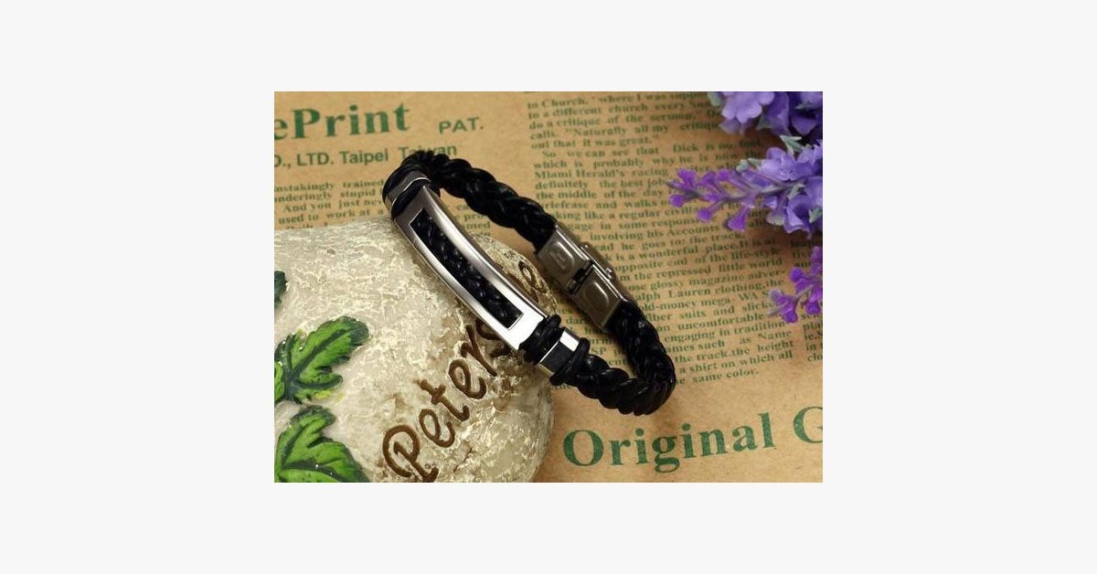 Bold Rope Stainless Steel Men's Bracelet
