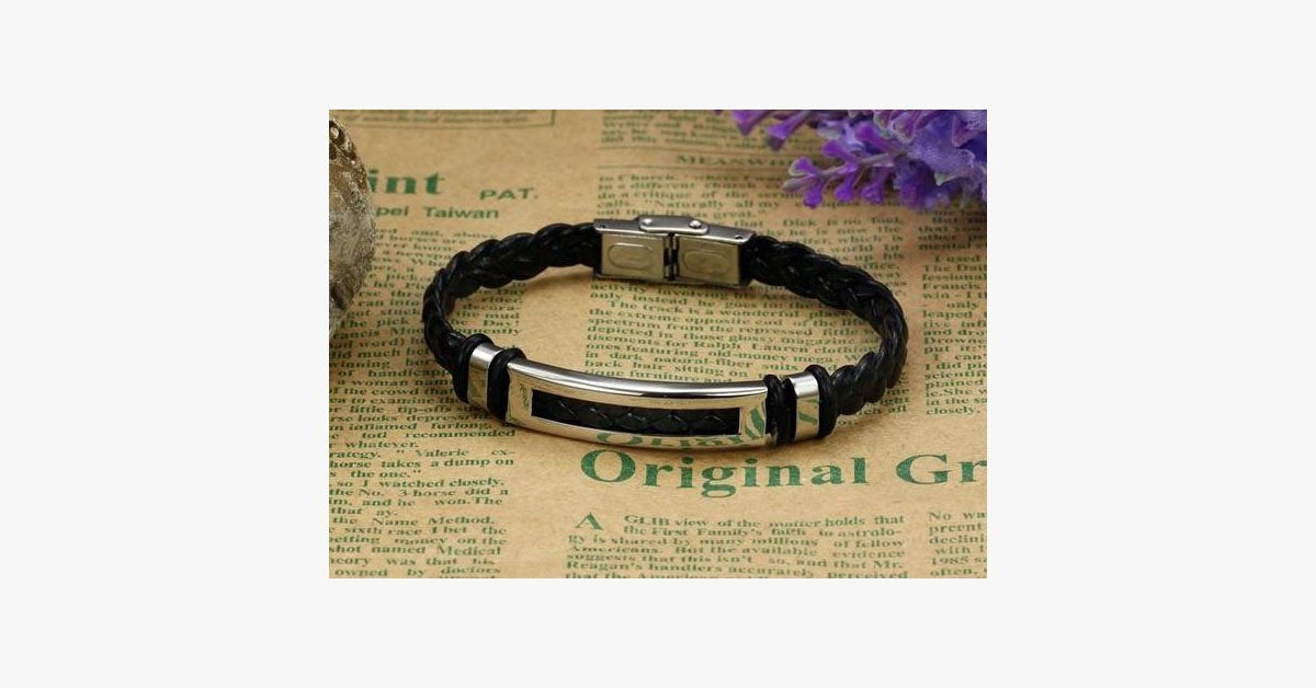 Bold Rope Stainless Steel Men's Bracelet