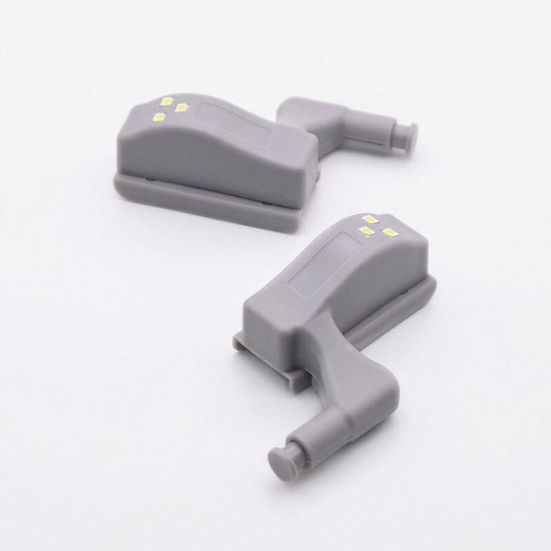 4 PCS Hydraulic Damping Led Hinge Light, Cabinet Light