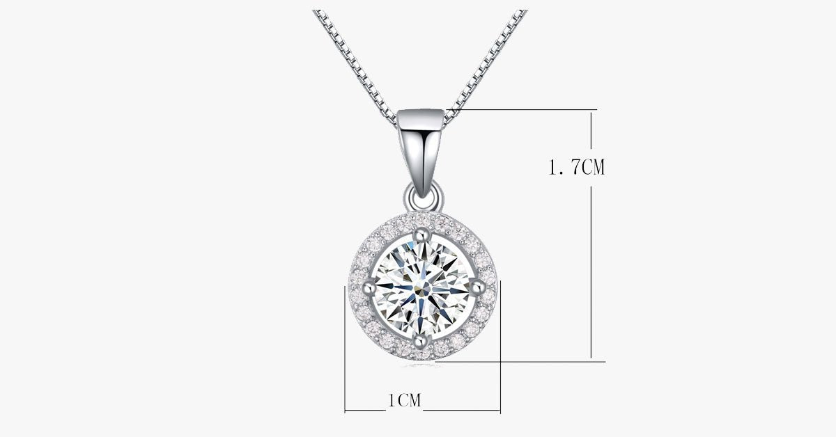 Circle Crystal Pendant