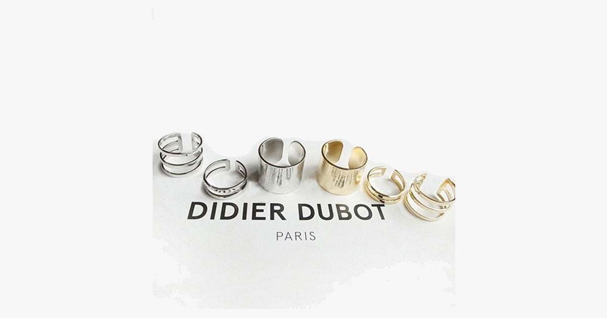 Bold Stack-able Midi Ring Set