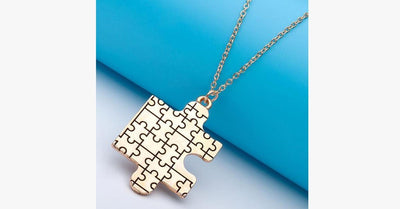 Autism Awareness Puzzle Piece Pendant - Unique Designing – Spread Awareness for Autism!