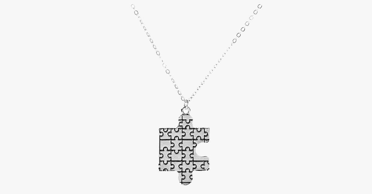 Autism Awareness Puzzle Piece Pendant - Unique Designing – Spread Awareness for Autism!