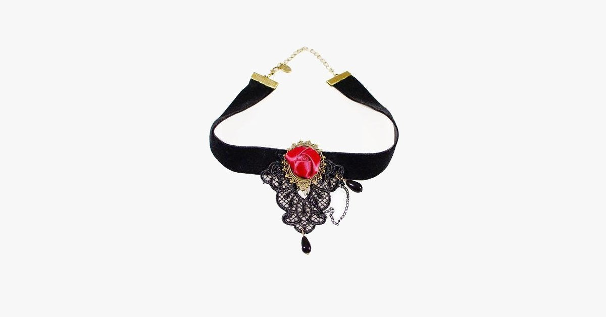 Deep Rose Choker