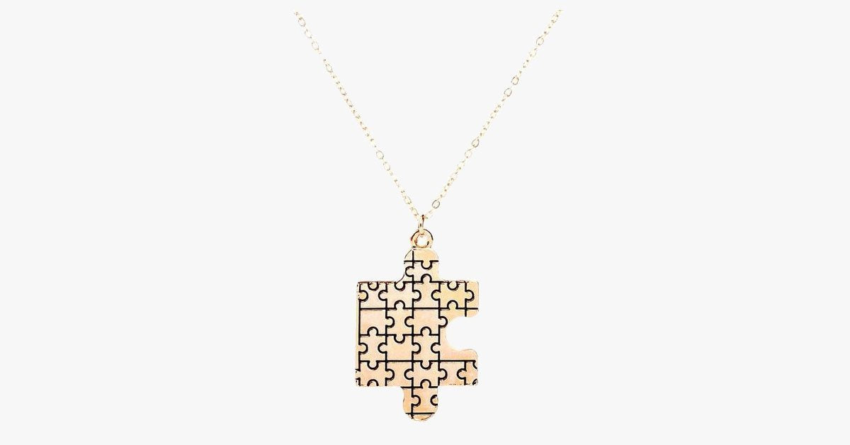 Autism Awareness Puzzle Piece Pendant - Unique Designing – Spread Awareness for Autism!