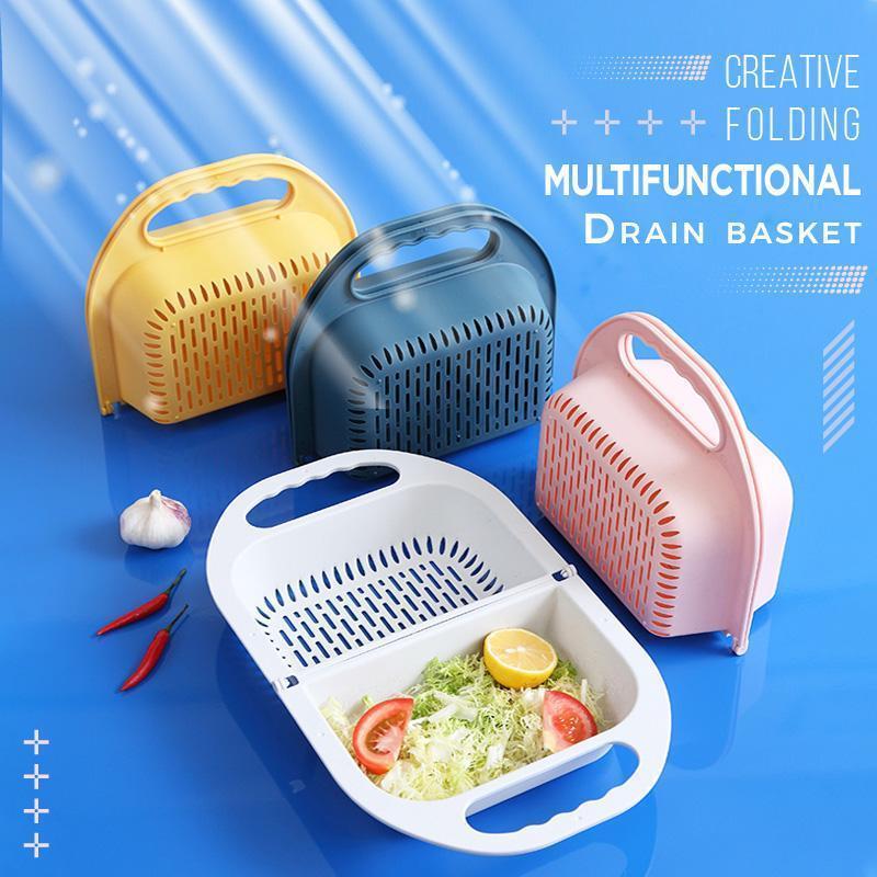 Creative Folding Multifunctional Drain basket