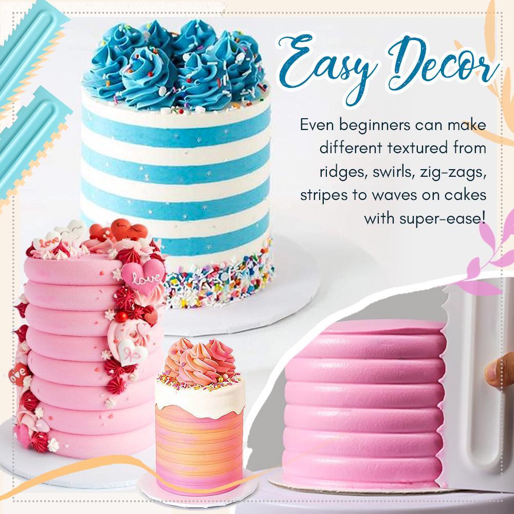 Cake Icing Comb (Set of 3)