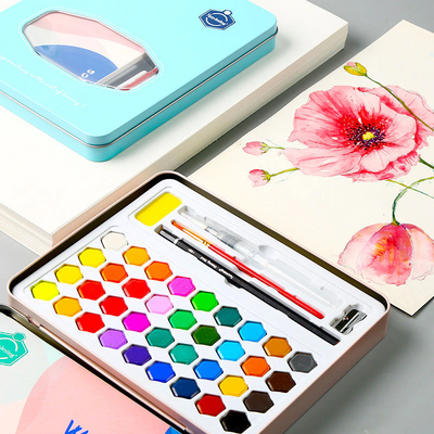 36 Color Watercolor Paint Set