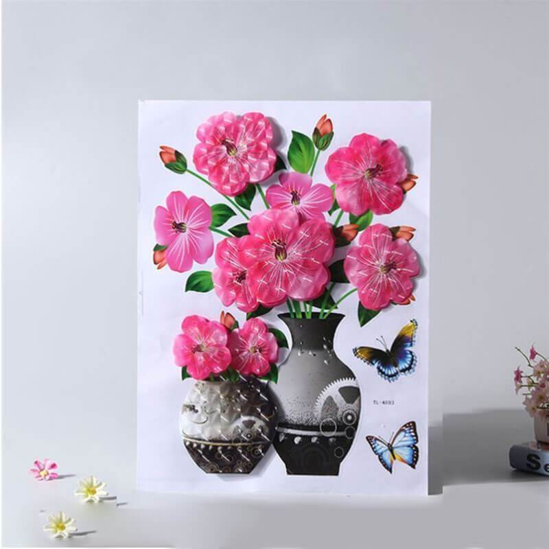 3D Stereo Flower Wall Sticker