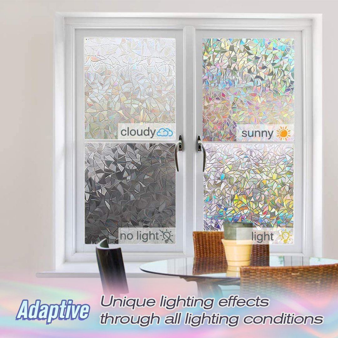 3D Rainbow Window Film