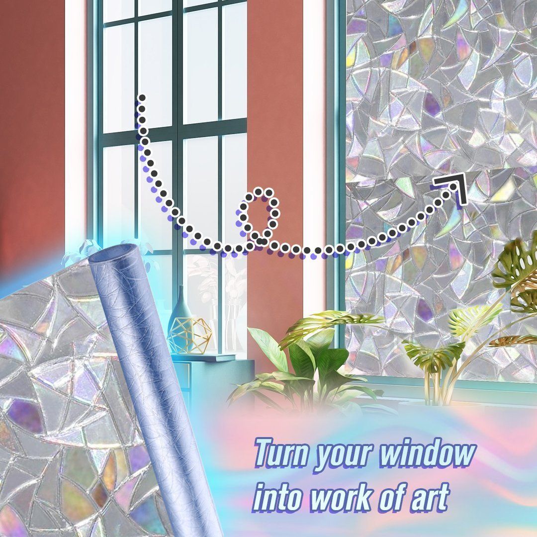 3D Rainbow Window Film