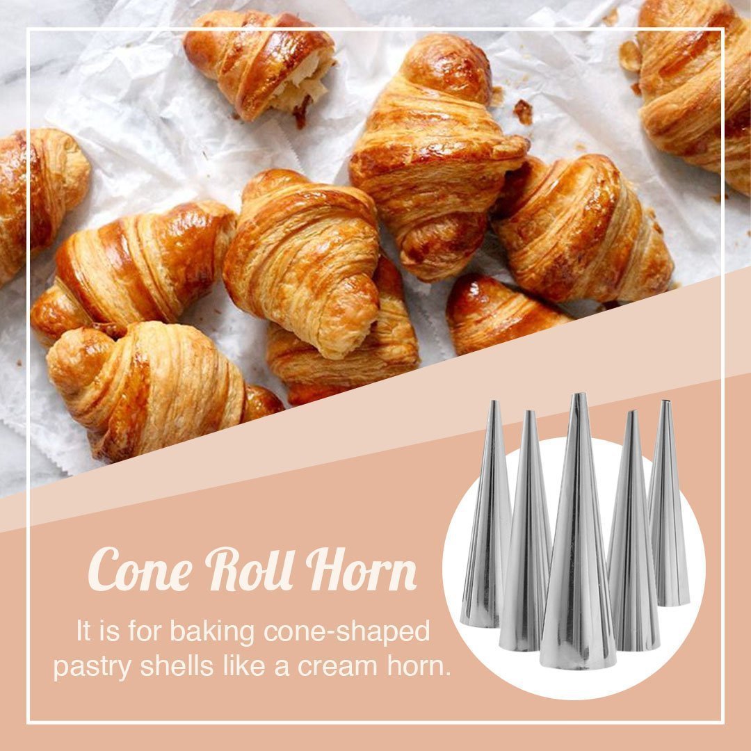 Cone Roll Croissant Mold (5pcs Set)