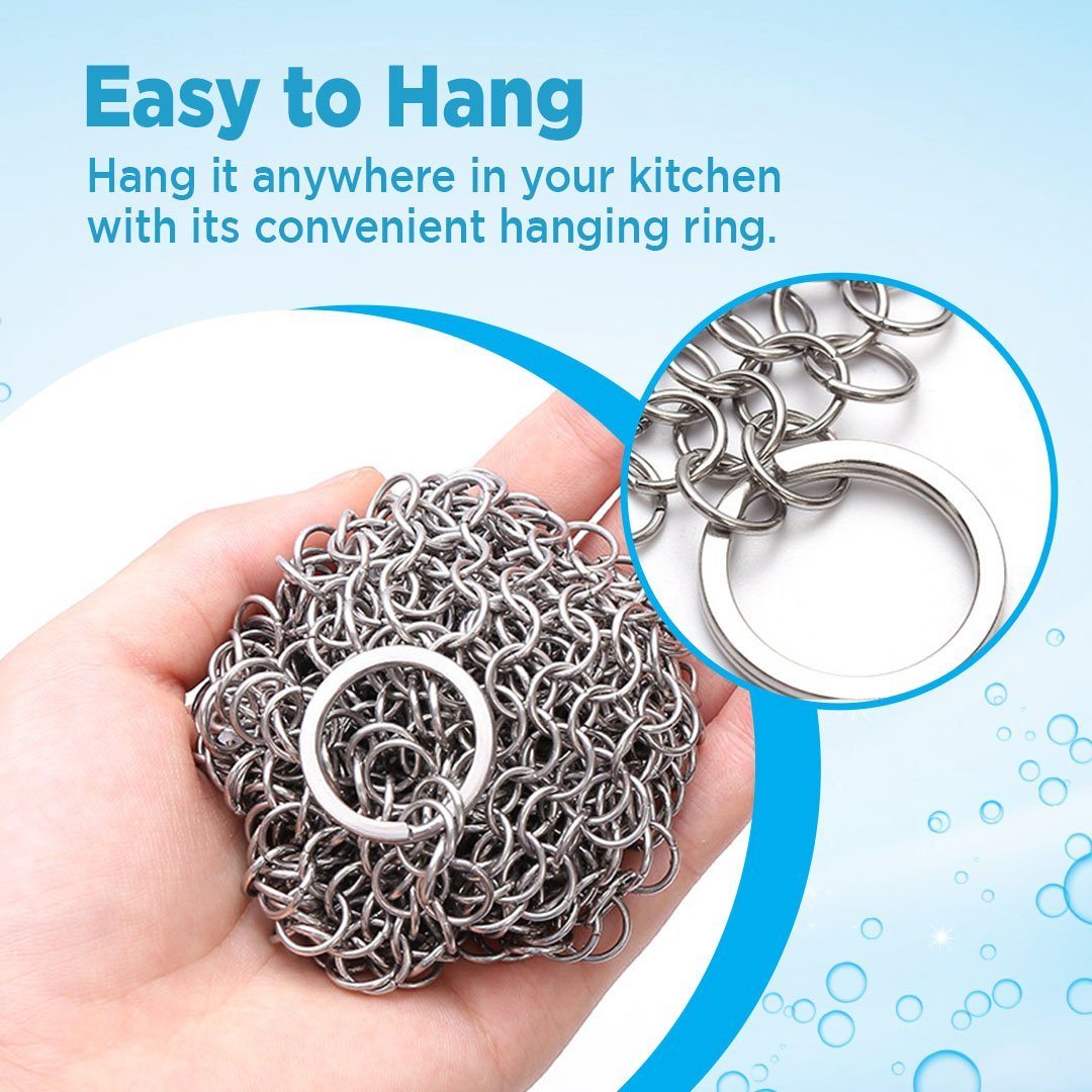 Cleaning Chainmail Scrubber
