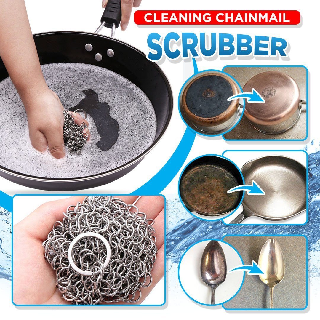 Cleaning Chainmail Scrubber