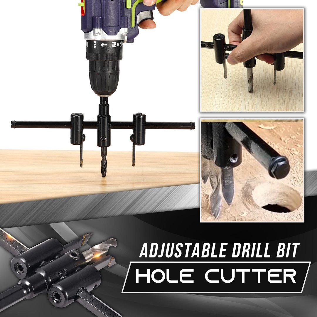 Adjustable Drill Bit Hole Cutter