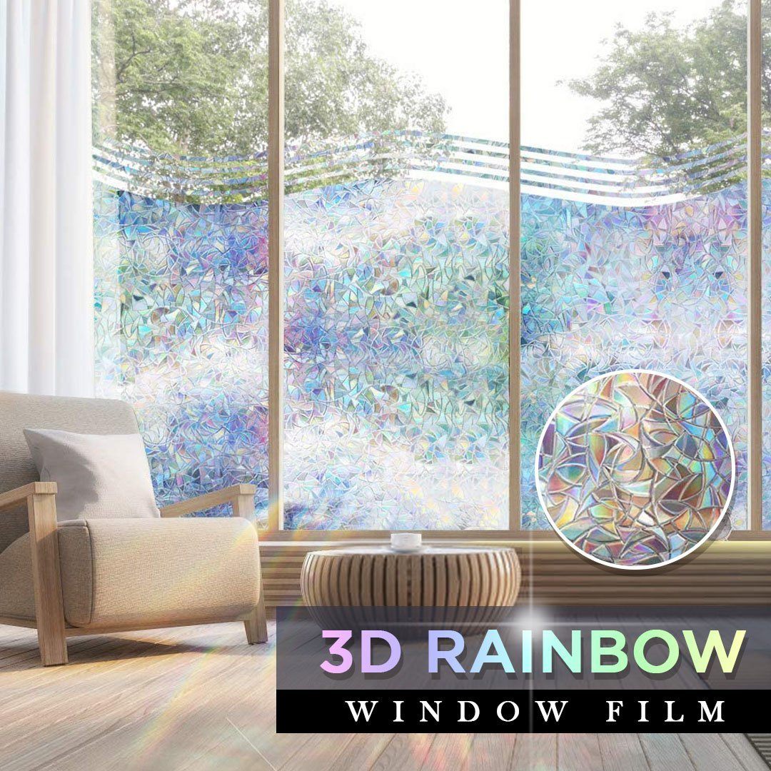 3D Rainbow Window Film