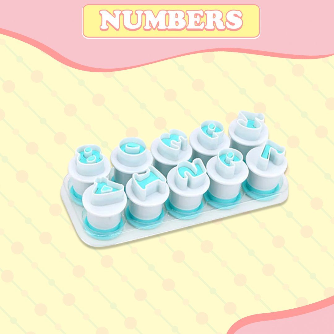 Alphabet Fondant Plunger Cutter